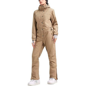 Traje de Esquí Impermeable para Mujer, Talla Grande, Mono de Snowboard Cortavientos, Ropa Deportiva con Detalles de Seda - Product Image 4