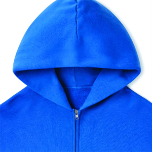 Sudadera con capucha unisex de forro polar grueso con cremallera completa, personalizada, oversize, lisa, estilo streetwear, venta al por mayor - Product Image 4
