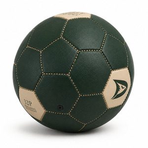 Custom Branded <b>Hand</b> Sewn Soccer Ball | Premium PU Leather 32 Panel Football Size 5 | Professional Club Match Training Wholesale - Product Image 3