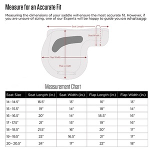 Selle anglaise tout usage en coton de haute qualité avec arceau en bois pour adultes et jeunes – Conçue pour l'entraînement sur sentier et l'équitation - Product Image 6