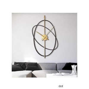 Novelty Modern Design Hanging Large Round Roman Numeral Home Decor Fancy Single Face Metal Wall <b>Clock</b> - Product Image 2
