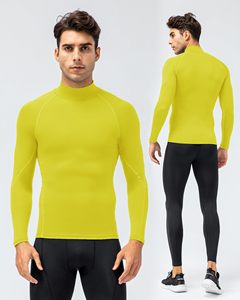 Men Compression Shirt MMA Rash Guard Turtle Neck <b>Long</b> <b>Sleeve</b> Athletic <b>Base</b> <b>Layer</b> Rash Guard For Gym Training Running Cycling Top - Product Image 2