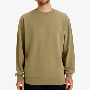 Sweat-shirts surdimensionnés pour hommes en gros, 350 GSM, logo personnalisé, mélange coton-polyester, épaules tombantes, col rond, décontractés - Product Image 1