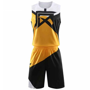 Ensemble de maillots de basket-ball personnalisables pour hommes, ensemble de survêtement universitaire vierge, uniformes de basket-ball unisexes pour jeunes, tenue de basket-ball - Product Image 2