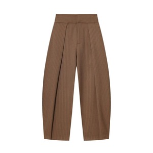 Pantalones Bombachos Plisados de Cintura Alta para Mujer, Moda Nueva, Fibra de Poliéster, Pantalones Largos Cómodos de Estilo Casual - Product Image 5