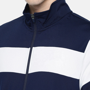 Tracksuits Zip <b>Hoodie</b> Stand Collar Solid Blank <b>Lightweight</b> Oversized Breathable Unisex 100% Polyester Men Cheap Price Custom - Product Image 5