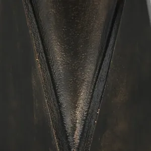 Minimalist Metal Tabletop Vase with Geometric Design Handmade for Modern Home Decor - Product Image 4