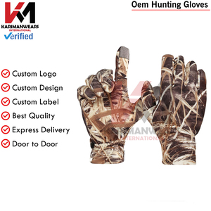 Gants de chasse haut de gamme, paume absorbant les chocs, protection des doigts, tissu camouflage respirant, imperméable, coupe-vent, antidérapant - Product Image 2