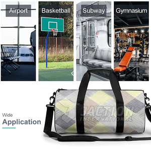 Outdoor Use New Arrivals Nylon Made Waterproof Duffle Bags Customized Trendy Duffle Bags Duffle Fitness Bags - Product Image 3