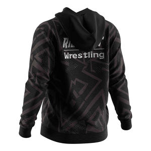 Sweat-shirt à capuche de hockey sur glace unisexe durable, imprimé sur mesure avec le logo de l'équipe, respirant, pour l'entraînement sur glace - Product Image 2