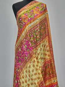 Wholesale Mirror <b>Shawls</b> Traditional Scarves <b>Shawls</b> & Hijab Fashion Embroidered <b>Wrap</b> for Women Traditional <b>Wedding</b> Festive Wear - Product Image 4