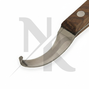 Professional Reusable Stainless Steel Wood Handle Hoof Knife-Farrier Tools Hospital Surgical <b>Veterinary</b> <b>Instruments</b> for Horse - Product Image 4