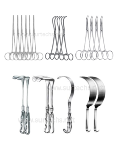 Ensemble de cystectomie en acier inoxydable, instruments chirurgicaux d'urologie, qualité hospitalière, certifié CE, kit de salle d'opération - Product Image 4