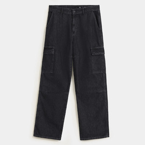Jeans Anchos Premium Estilo Y2K, Pantalones Vaqueros de Cintura Alta con Efecto Desgastado, Pantalones de Mezclilla de Alta Calidad en Oferta para Hombre - Product Image 1
