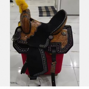 แผ่นหนังแท้ที่รองอานม้าแบบตะวันตกของอังกฤษทำจากไม้พลาสติกสำหรับขี่ม้าเป็นระยะทางไกลใส่สบายส่งออก kaamkaaj - Product Image 2