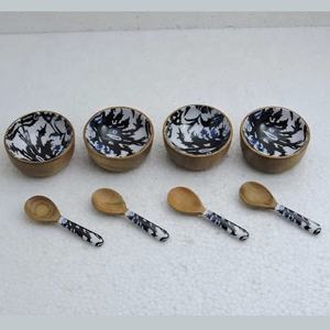 Service de table en émail de forme ronde, service de haute qualité, bol rond ou saladier, vente en gros, ensemble de bols à mélanger - Product Image 4