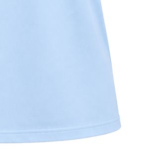 T-shirt à col rond bleu clair avec patch brodé Jack & Jill, manches courtes, design circulaire sur la poitrine, vêtement de sport léger - Product Image 6