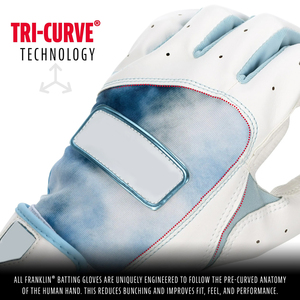 With Wholesale Rate New Trendy Non Slip Fully Customized Left-Hand Leather Baseball Batting Gloves with Hook and Loop Closure - Product Image 5