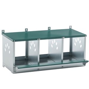 Nidi Metallici a 3 Scomparti Tipo H per Galline, Gabbie per Animali Tipo A Utilizzate per Allevamenti a Batteria e a Strati per la Produzione di Uova in Fattoria - Product Image 1