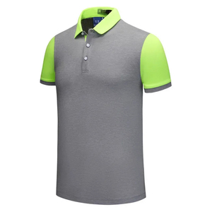 เสื้อเชิ้ตผู้ชายแบบใหม่ พิมพ์ลายโลโก้ตามสั่งด้วยผ้าไหม พิมพ์ลายทาง ถักทอแบบสบายๆ มีกระเป๋าเสื้อ ผลิตจากโพลีเอสเตอร์/คอตตอน แห้งเร็ว แขนสั้น บริการ OEM - Product Image 4