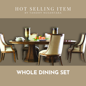 Ensemble de table et chaises de salle à manger de style européen moderne, en teck massif, matériau écologique, design personnalisé acceptable, vente en gros - Product Image 6