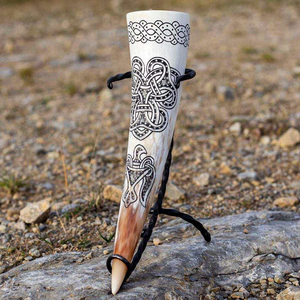 Cuerno de Búfalo Africano 100% Natural Pulido, Cuerno Vikingo Moderno para Beber, Hecho a Mano, Ecológico, Fabricante Indio, Recuerdo - Product Image 6