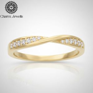 แหวนหมั้นเพชรโมอิสซาไนต์ทรงคุชชั่นชุบทองคำ 22k เงินสเตอร์ลิง Charm_Jewells ประดับเพชรแบบหนามเตย รับรองโดย IGI น้ำหนัก 3 กรัม สำหรับทั้งชายและหญิง - Product Image 4