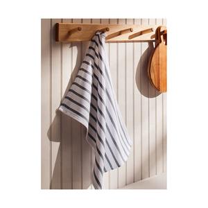 Budget-Friendly 17x28 Pouces 220 Gsm Doux Coton Torchons Bold Striped Design Personnalisé Golf Broderie Maison Mariage Unique - Product Image 1
