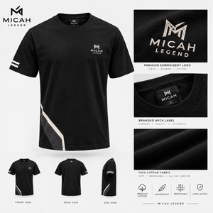 Camiseta Deportiva Premium de Algodón para Hombre, Cuello Redondo, Manga Corta, Transpirable, de Secado Rápido, para Equipo o Uso Casual, 240g - Product Image 4