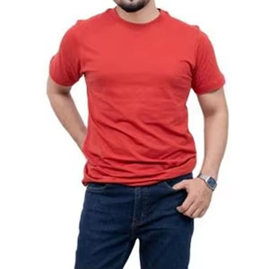 เสื้อยืดผู้ชายคุณภาพสูงสั่งทำสีได้ ขนาดใหญ่พิเศษ ผ้าฝ้าย 100% คอกลม แขนสั้น สีพื้น ไม่ยับ ระบายอากาศ แห้งเร็ว - Product Image 1
