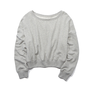 Sudadera con hombros caídos personalizada con estampado de perlas, de manga larga, estilo holgado, para envío directo - Product Image 6