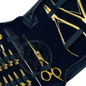 Kit de herramientas para extensiones de cabello de salón, alicates de acero inoxidable, gancho para tirar, aguja, clips, hilo y anillos para una aplicación fácil - Product Image 5