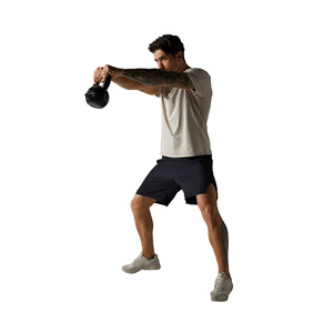 T-shirts de sport personnalisés pour hommes, coupe ajustée, col rond, manches courtes, en Spandex/Polyester, séchage rapide, respirants, écologiques, vierges, OEM/ODM - Product Image 1