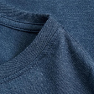 Camiseta de Hombre de Poliéster con Cuello Redondo, Manga Corta, Color Sólido, Corte Regular, Casual, Transpirable, 320g, con Logotipo en el Dobladillo Inferior, Tejido de Punto Liso - Product Image 4