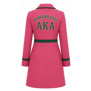 Alfa Griega Personalizada |   Ropa de la Hermandad AKA, Chaqueta de Gabardina Formal Transpirable Bordada con Letras Griegas y AKA - Product Image 3