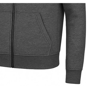 Oferta especial de Año Nuevo y Sudadera con capucha y cremallera completa de primera calidad, 100% algodón, color sólido, de alta calidad, informal, para hombre. - Product Image 3