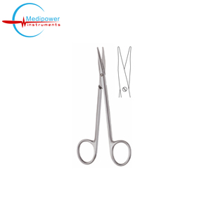 Tijeras Estándar Stevens para Disección Delicada, Acero Inoxidable, Hojas Curvas y Rectas de Precisión, Tijeras para Cirugía Plástica - Product Image 2