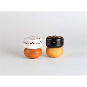 Aesthetic Wooden Handheld Mubkhar Arabic <b>Oud</b> <b>Burner</b> Incense Holder Luxury Home Fragrance Accessories & Ramadan Decoration - Product Image 6