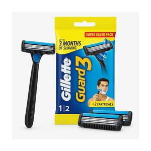 Gillette Guard 3 <b>Men</b> Grooming <b>Razor</b> With Innovative Safety Blade Technology <b>For</b> Smooth And Controlled Shaving Experience - Product Image 5