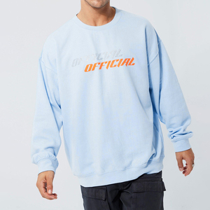 เสื้อสเวตเชิ้ตผู้ชาย ทรงปกติ ผ้าฝ้ายฟลีซ 100% พิมพ์ลายดิจิทัล 300 กรัม เป็นมิตรกับสิ่งแวดล้อม สไตล์สตรีทแวร์ - Product Image 1