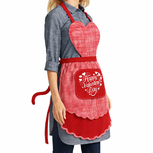 Embroidery Design Best Quality Soft Printed <b>Kitchen</b> <b>Apron</b> for Women At Affordable Price. - Product Image 2