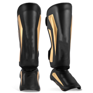 Protections de tibia réglables et rembourrées pour l'entraînement, protections légères de tibia et de pied pour MMA, équipement de protection respirant - Product Image 6