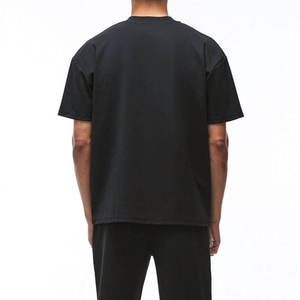 Camiseta de Hombre al por Mayor, Última Moda Casual en Venta, 100% Algodón Orgánico, Estilo Hip Hop Oversize, Logotipo Personalizado, Alta Calidad - Product Image 3