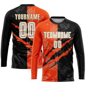 เสื้อฟุตบอลแขนสั้นพิมพ์ลาย โพลีเอสเตอร์ 100% น้ำหนักเบา กันน้ำ ต้านเชื้อแบคทีเรีย ระบายอากาศได้ดี เนื้อผ้านุ่ม ชุดกีฬา รับผลิตตามแบบ OEM - Product Image 4