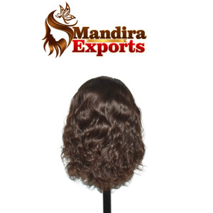 100% Raw South Indian Temple Remy Human Hair Kinky Curly <b>Wig</b> Machine Double Weft for Cuticle Aligned Unprocessed - Product Image 5