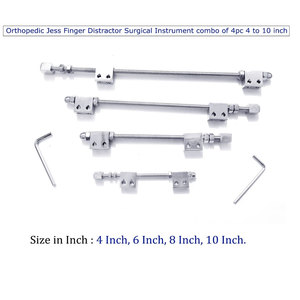 Instrument chirurgical orthopédique Jess pour la distorsion des doigts, ensemble de 4 instruments de 10 pouces, équipement vétérinaire en acier inoxydable allemand de qualité supérieure - Product Image 3