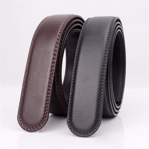 Cinturón de PU Marrón y Negro para Hombre Petrel Intl, Estilo Casual con Costuras, 3.3cm de Ancho, Hebilla de Cierre Automático, Impresión por Transferencia de Calor - Product Image 3