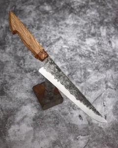 Couteau de chef ambidextre fait main avec lame en acier Damas, respectueux de l'environnement - Product Image 5