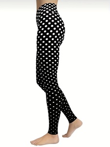 Pantalones de Yoga Súper Elásticos con Estampado de Puntos para Mujer, Leggings Deportivos Moldeadores con Efecto Levanta Glúteos BY HI 2026 - Product Image 5