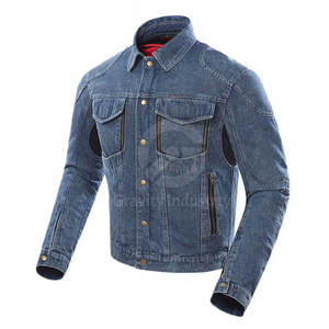 Veste en jean pour homme sur mesure 100% coton avec logo sur le devant, imperméable et de haute qualité, veste d'hiver - Product Image 2